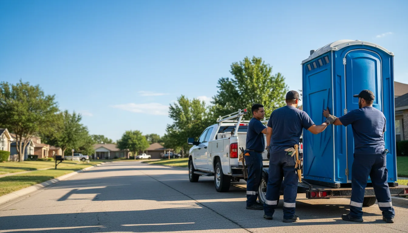 Portable Toilet Rental in Okmulgee, OK near me